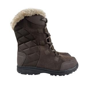 Columbia Winter Boot Ice Maiden II Womens 6.5 Waterproof Insulated Cordovan